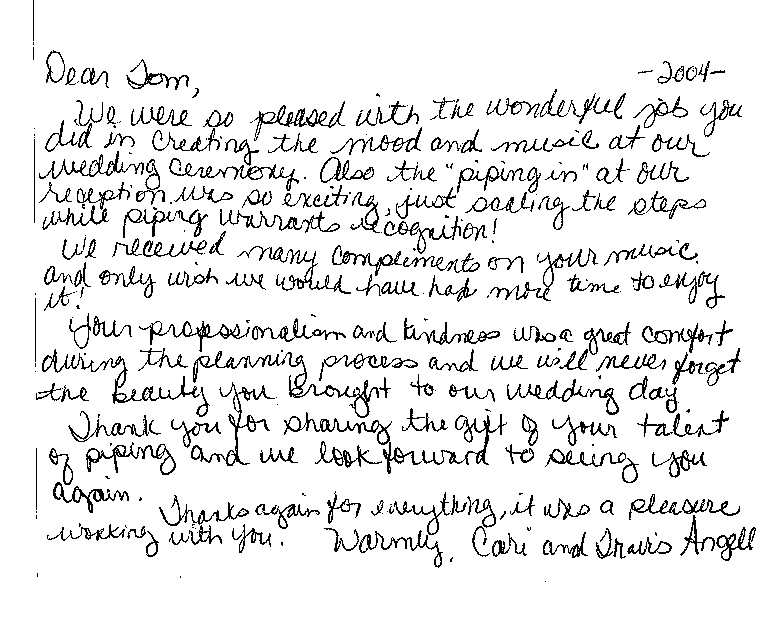 thank-you letter