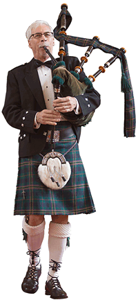 Image of Bagpiper Tom