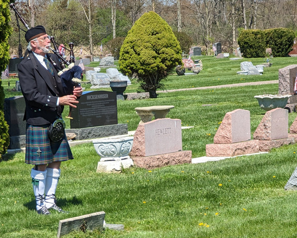 cemetery piping