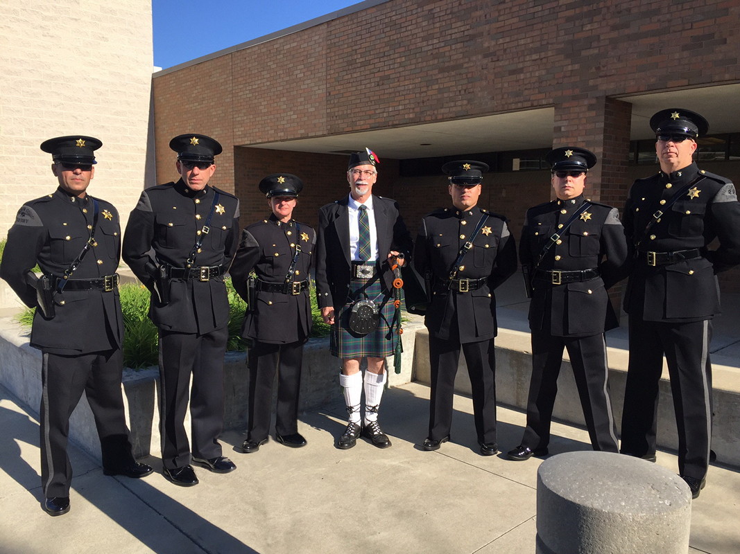 with the Sheriff dept after parade