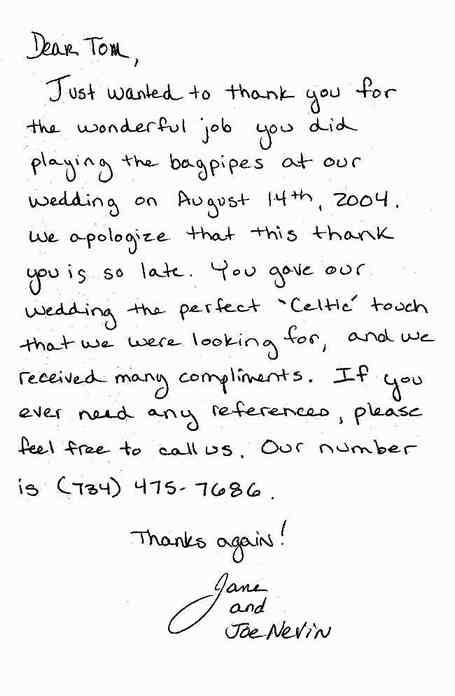 thank-you letter